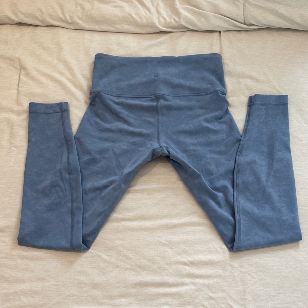 NWOT Lululemon Always On High-Rise Tight 28” – Sky Wash Tempest Blue Size 6 - Picture 3 of 7